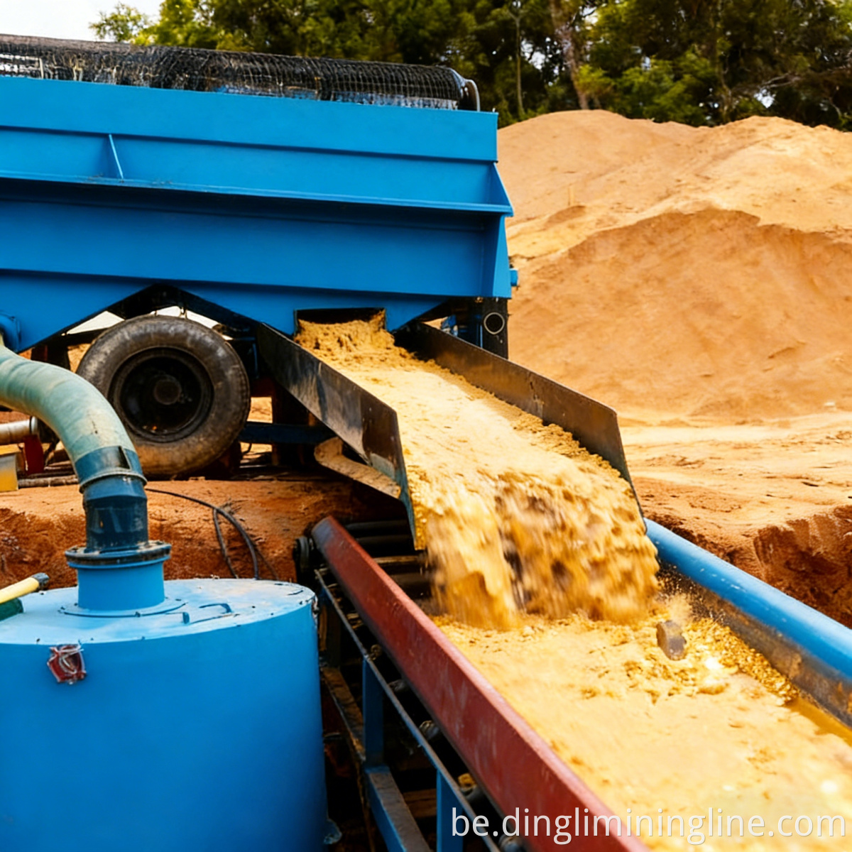 Alluvial Gold Processing Line